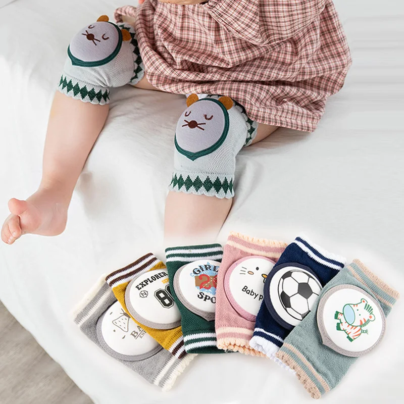

Kids Non Slip Crawling Elbow Infants Toddlers Baby Accessories Smile Knee Pads Protector Safety Kneepad Leg Warmer Girls Boys
