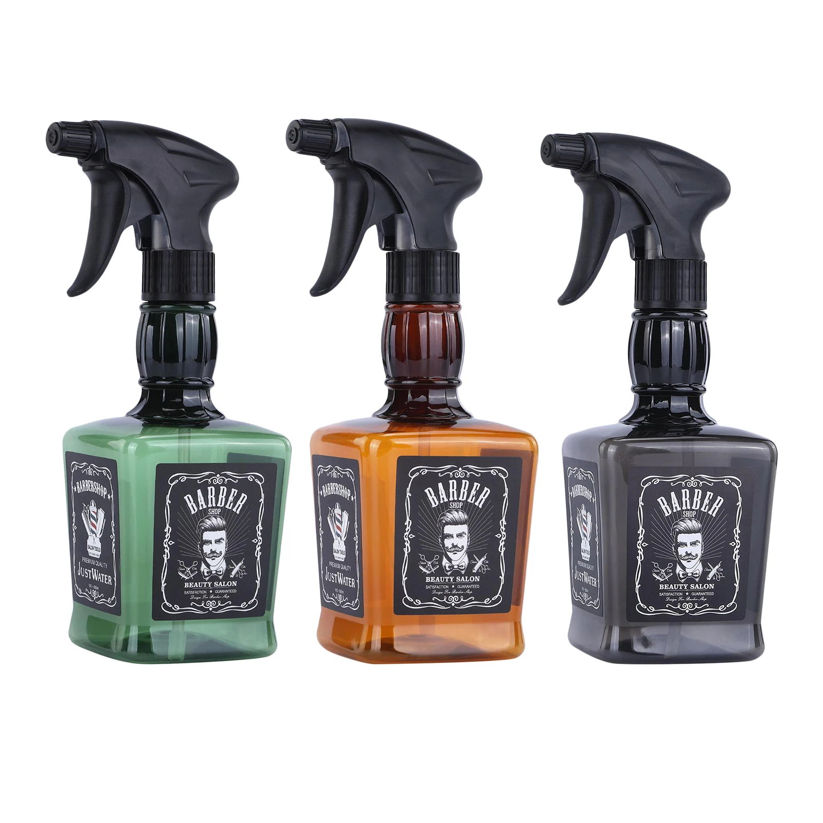 

20oz Barber Spray Bottle, Adjustable Nozzle Setting, Plastic Bottle Empty