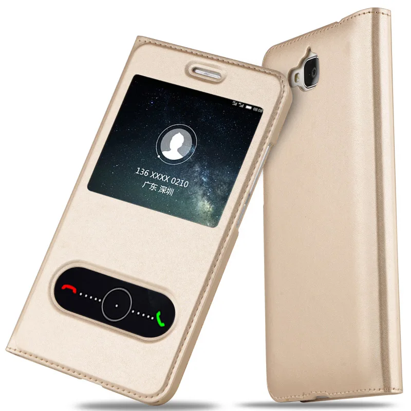 Кожаный чехол для huawei Honor 4C Pro откидная задняя крышка TIT L01 защитная сумка телефона