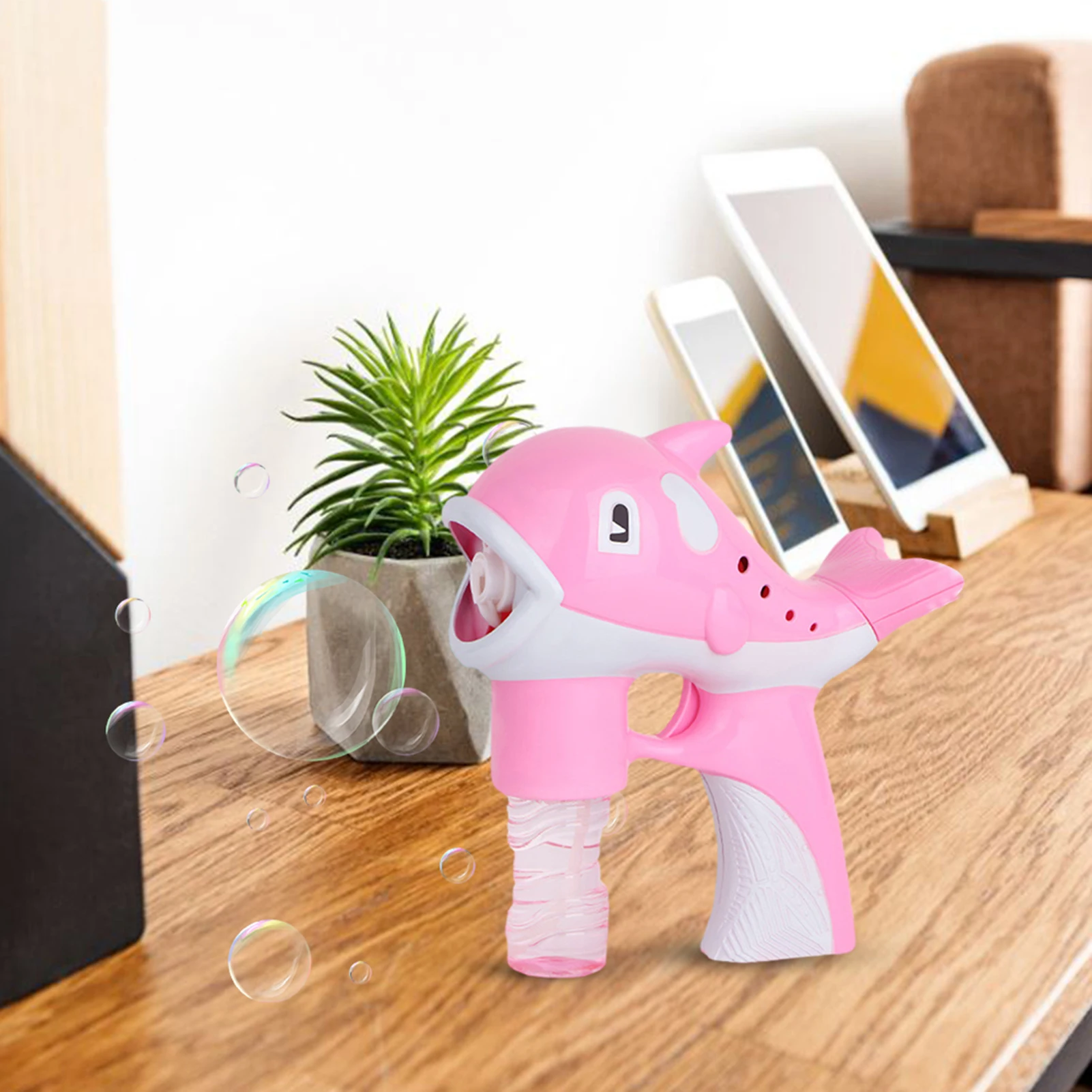 Дельфин мыльных пузырей светильник вверх автоматический воздуходув подарок