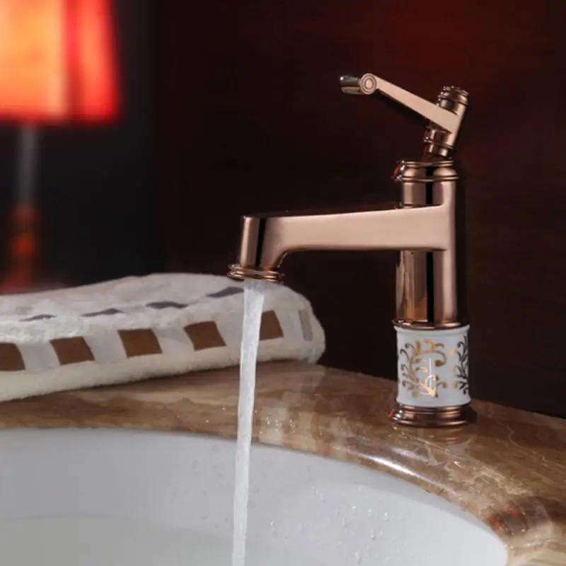 Кран на бортике из латуни и керамики смеситель для ванной комнаты кран раковины