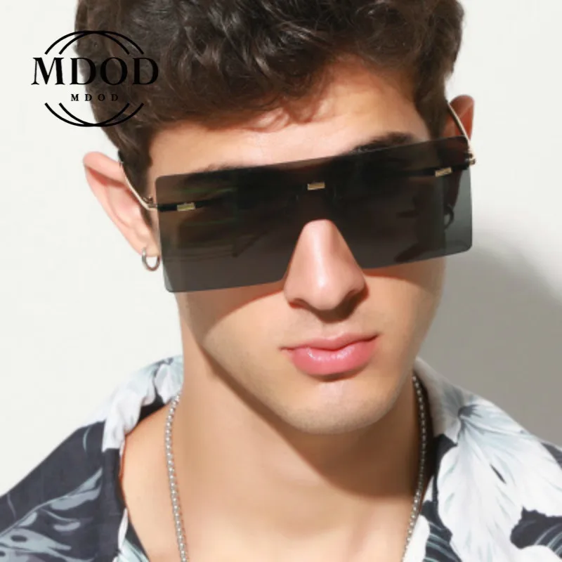 Большие Квадратные Солнцезащитные очки женские роскошные Брендовые без оправы