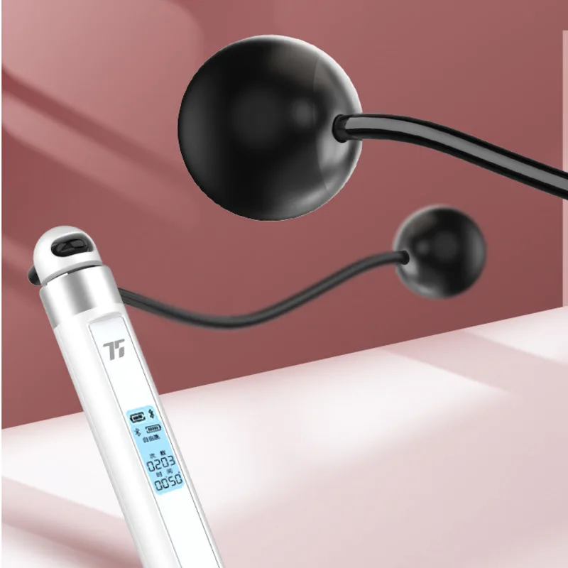 

Умная Скакалка с электронным счетчиком, домашнее бесшумное беспроводное оборудование для фитнеса, Эффективное сжигание жира