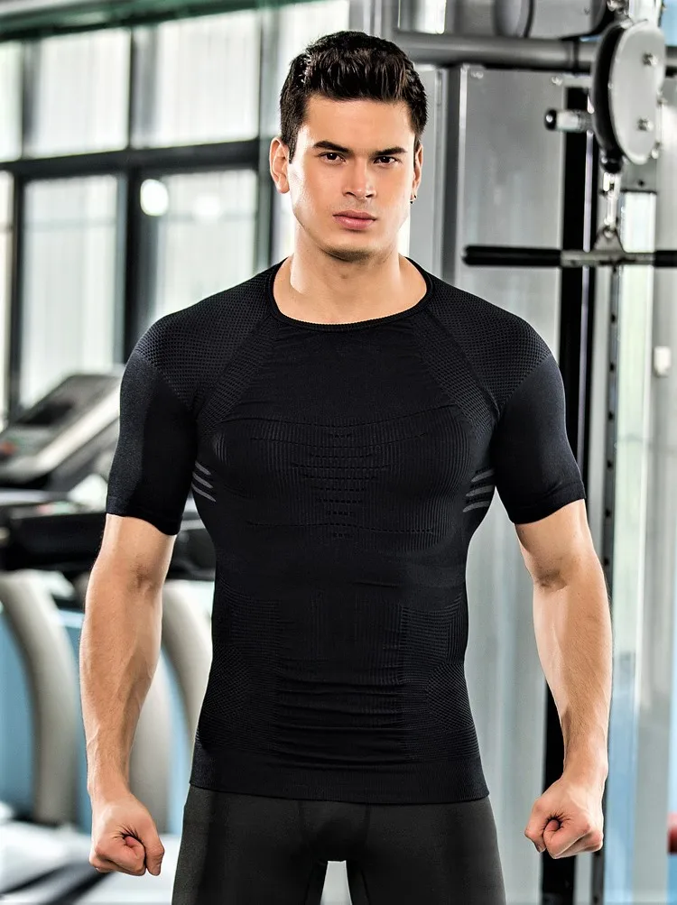 Новинка мужской корсет для похудения майки рубашка коррекции фигуры Мужская