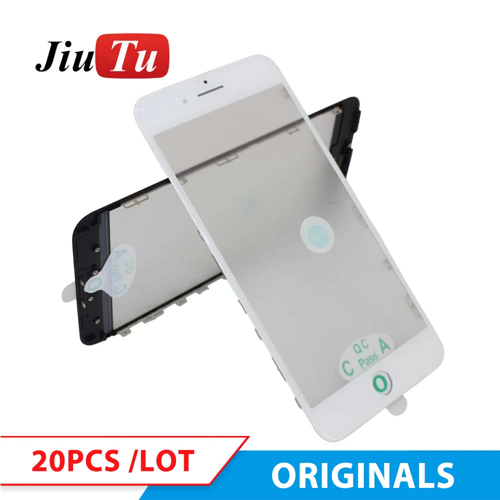 20 шт. оригинал для iPhone 6S Plus 6 6P 7 7P 8 8P ЖК экран холодный пресс Передняя стеклянная