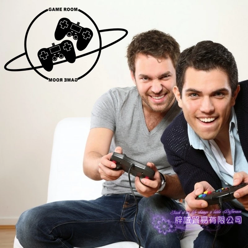 Игра наклейка на ручку Видео игровой контроллер Стикеры играть плакаты тематики