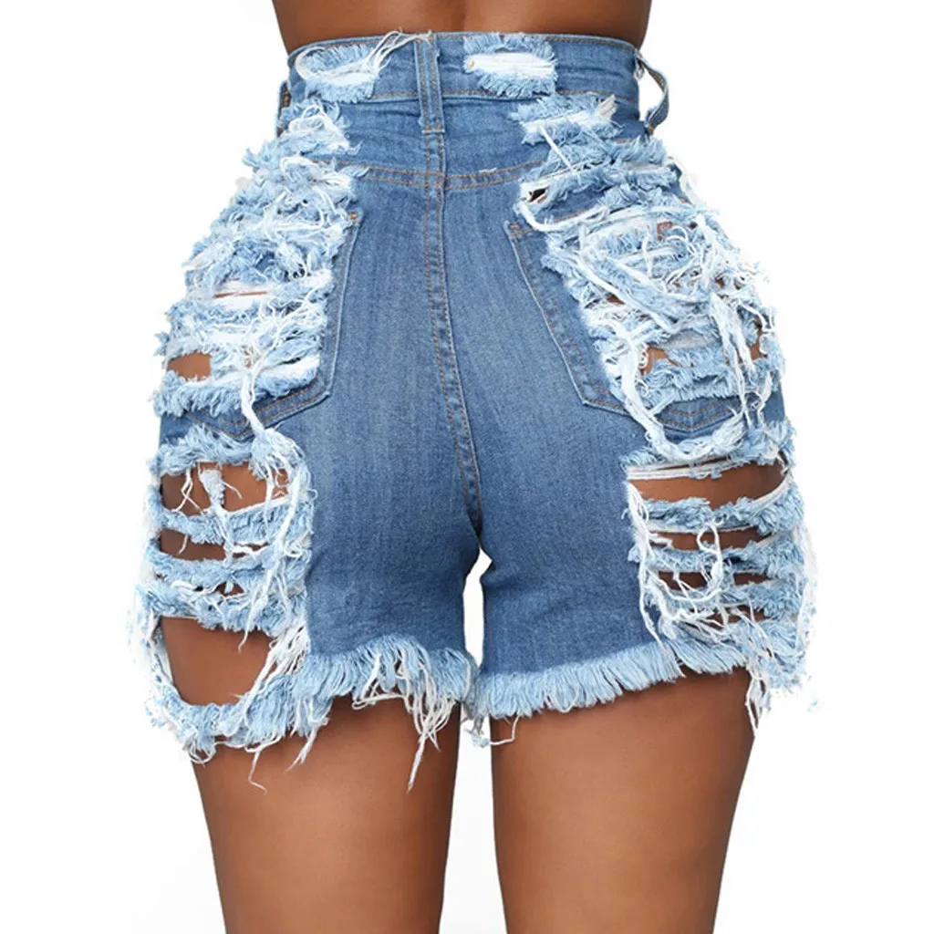 

Women Shorts Jeans Vintage Summer Wide Lege Short Jeans Taille Haute Loose Blue High Waist Denim Shorts For Women Summer 6.3