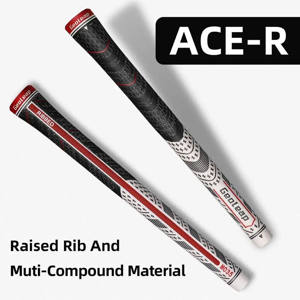 Geoleap Golf Grips 10 шт./лот Back Rib multicompound Hybrid Club Standard 7 цветов. Бесплатная доставка | Спорт и