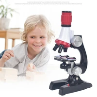 100 1200x children microscope kit laboratory interest cultivation home school educational toy gift refined biological microscope