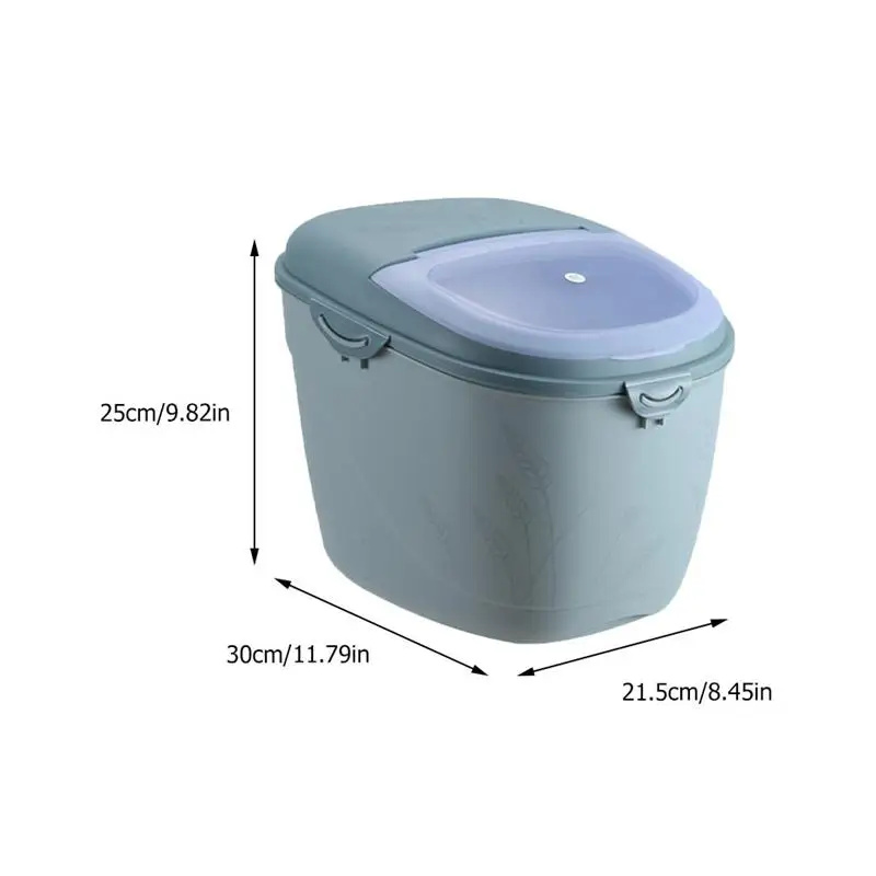 

10KG Kitchen Collection Rice Bucket Insect-Proof Moisture-Proof Sealed Rice Cylinder Grain Dog Food Household Storage Rice Box
