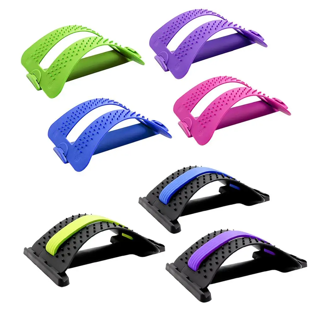 

Stretch Equipment Back Massager Magic Stretcher Fitness Lumbar Support Relaxation Spine Pain Relief Stretch Massage Tools