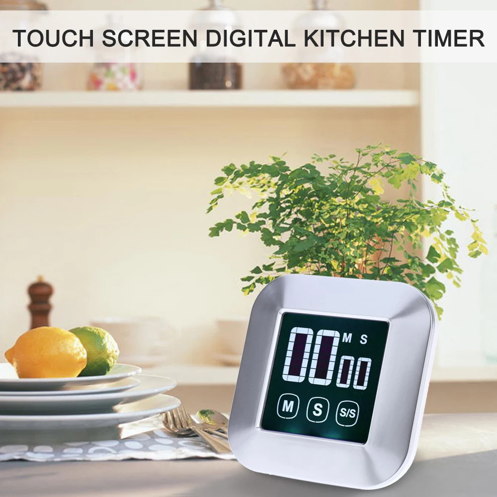 Таймер с сенсорным экраном кухонный таймер обратного отсчета для выпечки