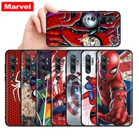 silicone cover marvel avengers super hero spider man for xiaomi mi 11i 11 10i 10t 10 9 9t 9 8 note 10 lite pro ultra phone case