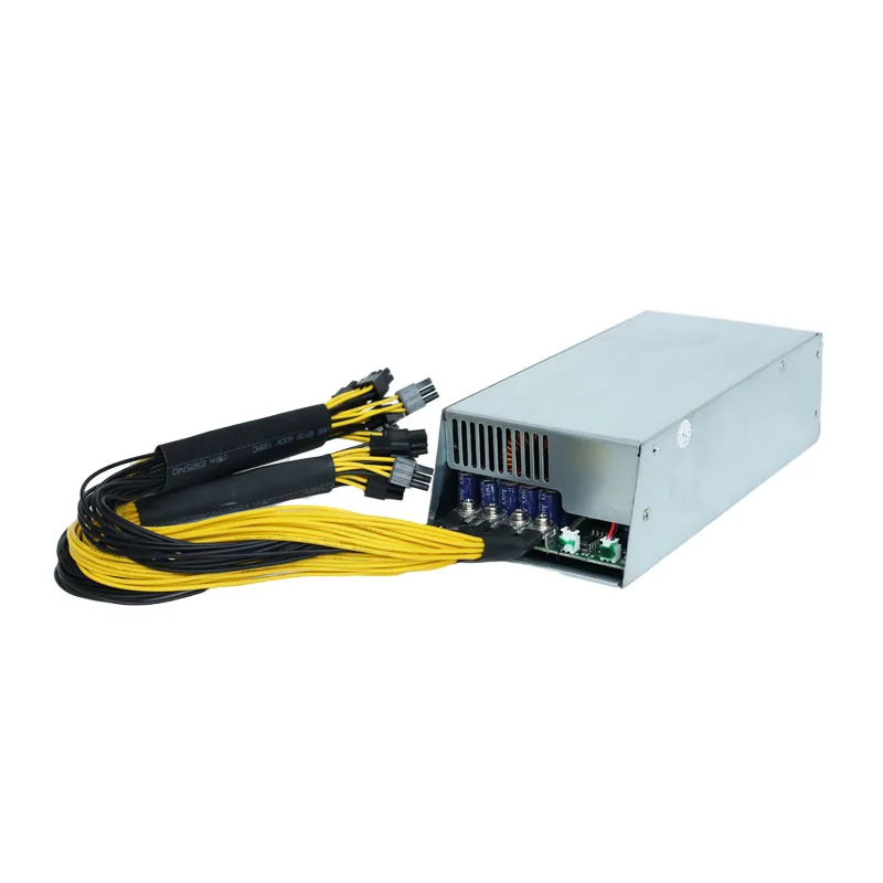 Блок питания Antminer Bitmain 2000 Вт 6PIN T9 ETH PSU antminer S9 S7 L3 BTC LTC DASH блок для майнинга |