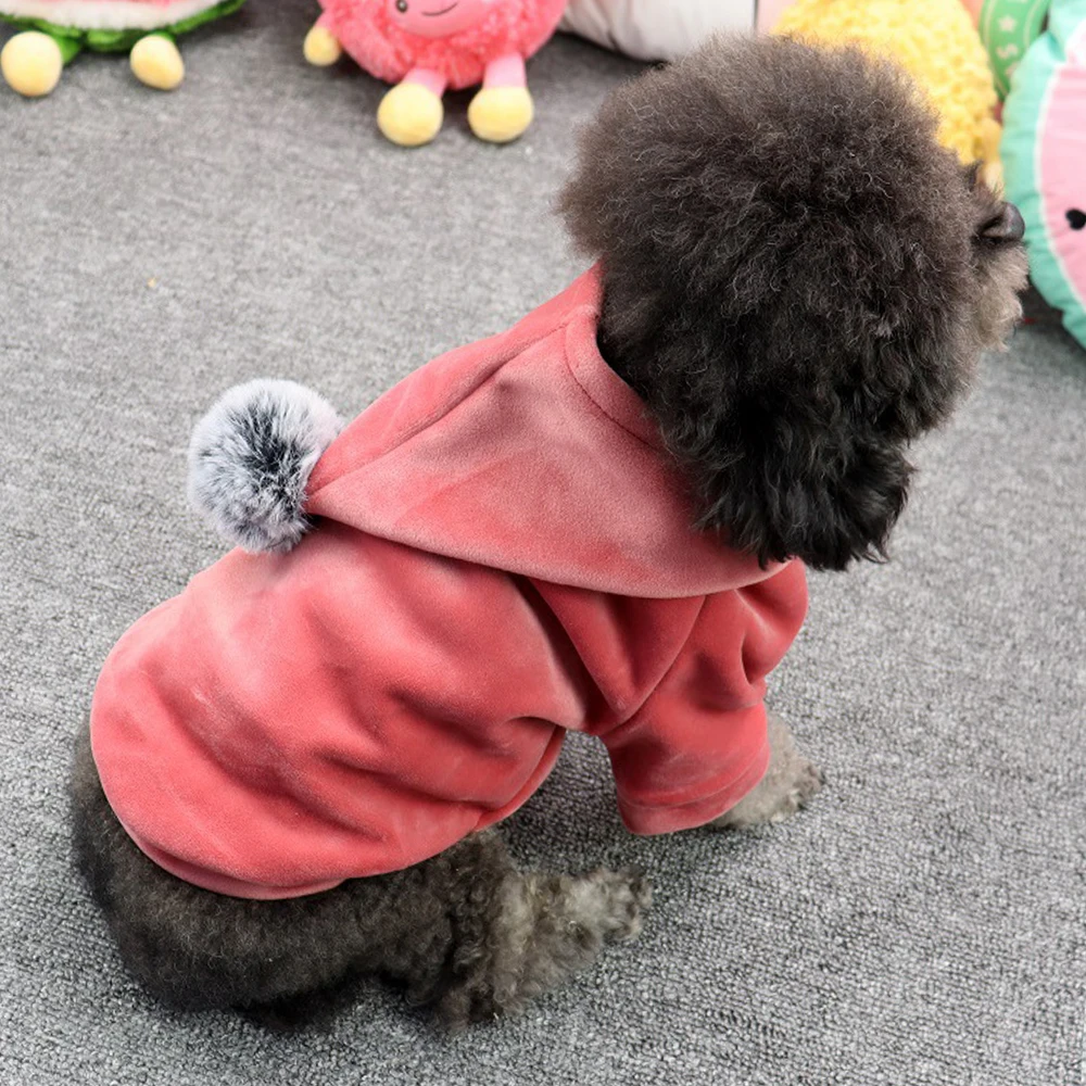 Одежда для маленьких домашних животных милая Толстовка собак зимняя теплая