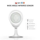 Беспроводной смарт-датчик движения Tuya ZigBee, инфракрасная лампа для безопасности дома, с дистанционным управлением через приложение