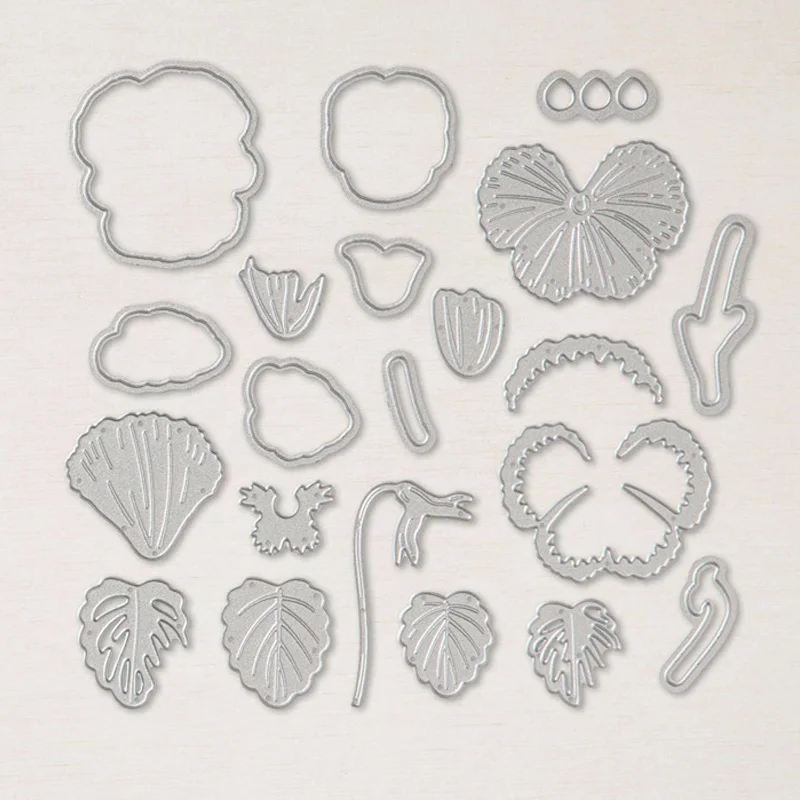 Pansy патч штамп и координационные штампы элегантные цветочные чувства прозрачные