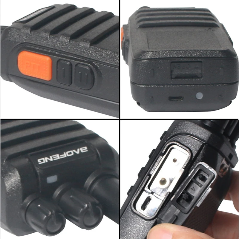 Baofeng BF-M4 5W 5800mAh high power Portable Walkie Talkie USB Charging High frequency Long Range Standby Time Two Way Radio