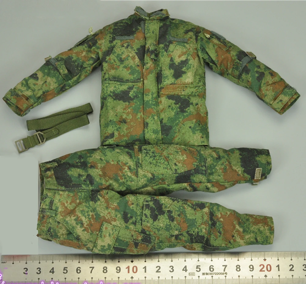 

For Sale 1/6th FS 73034 Army PLA Soldier Doll Camouflage Uniform Tops Shirt Pant Model Suit Usual 12inch Action Figures Doll
