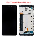 Дисплей с тачскрином для XIAOMI Redmi Note 4, с рамкой и инструментами