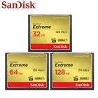 100% оригинальная карта памяти SanDisk Extreme 32 Гб 64 Гб максимальная скорость чтения 120 мс флэш-карта CF для камеры карта памяти 128 ГБ