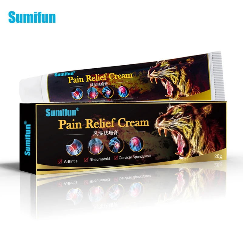 

1Box Sumifun Tiger Balm Rheumatoid Arthritis Joint Back Pain Analgesic Ointment Pain Relief Cream Herbal Medical Plaster K10006