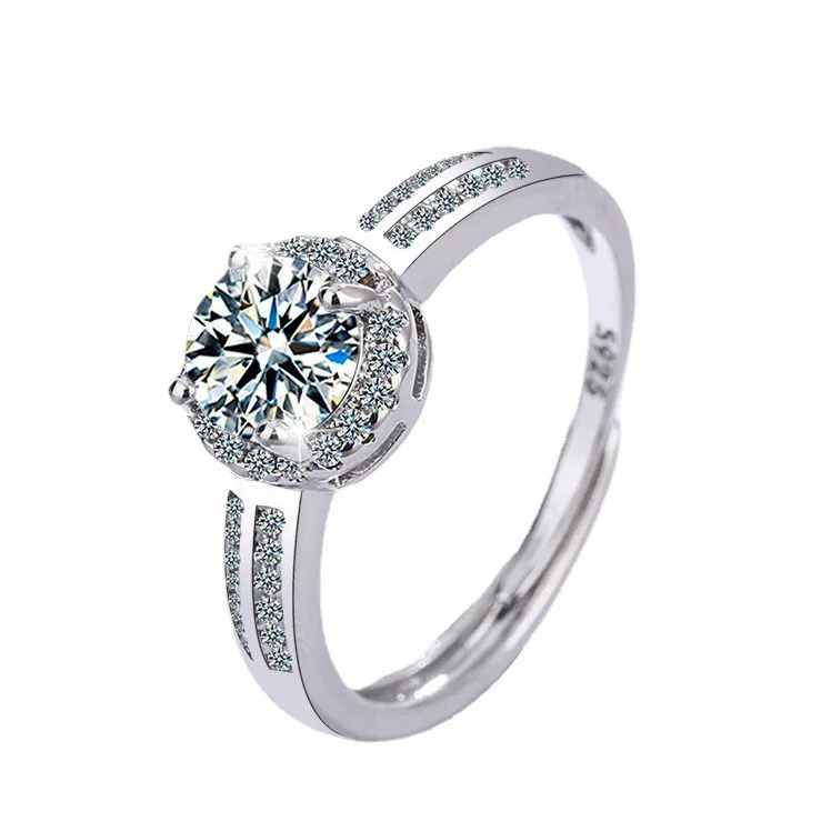 

Женское кольцо из серебра 925 пробы, с фианитом