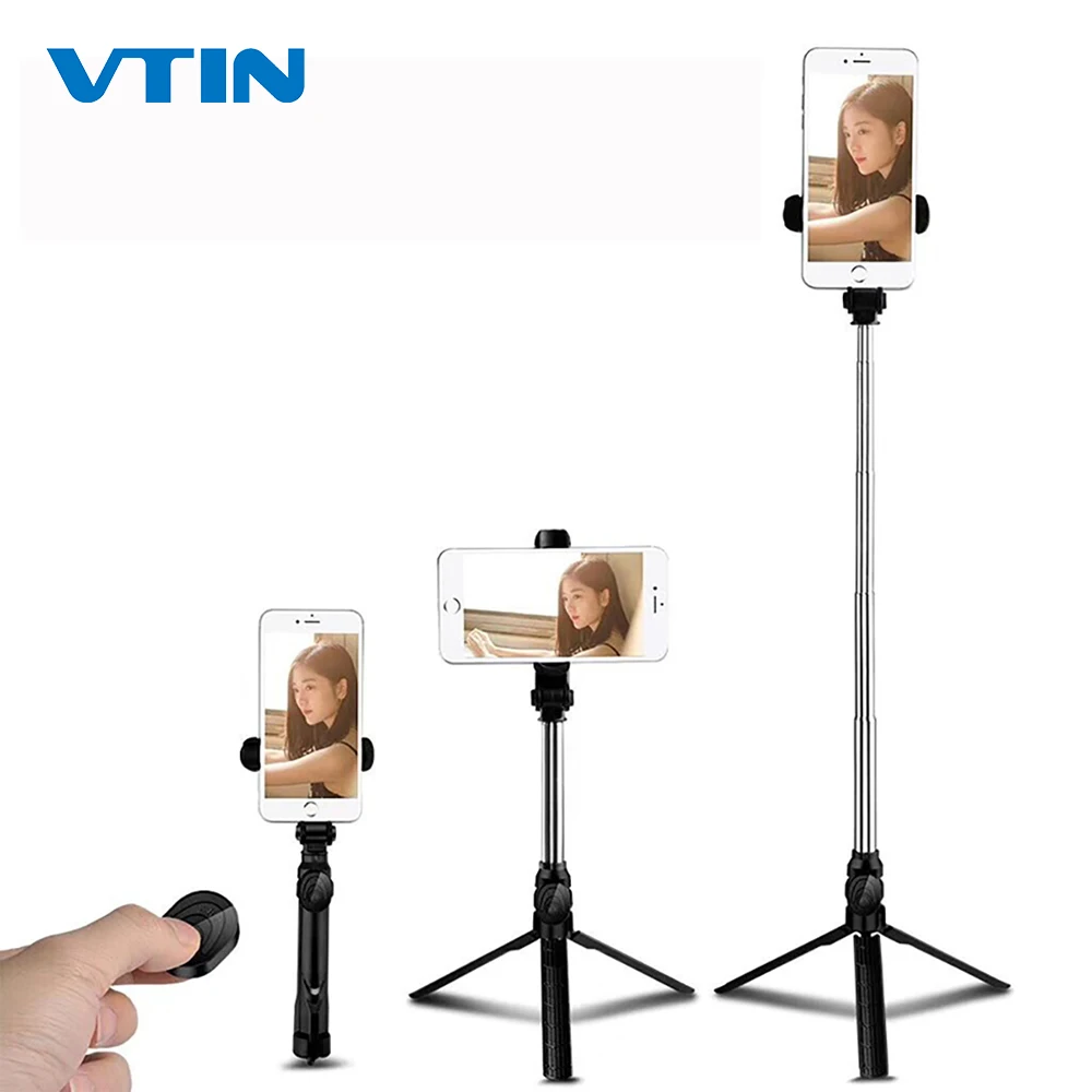 VTIN XV920 3 в 1 Беспроводная Bluetooth селфи палка мини штатив с пультом дистанционного