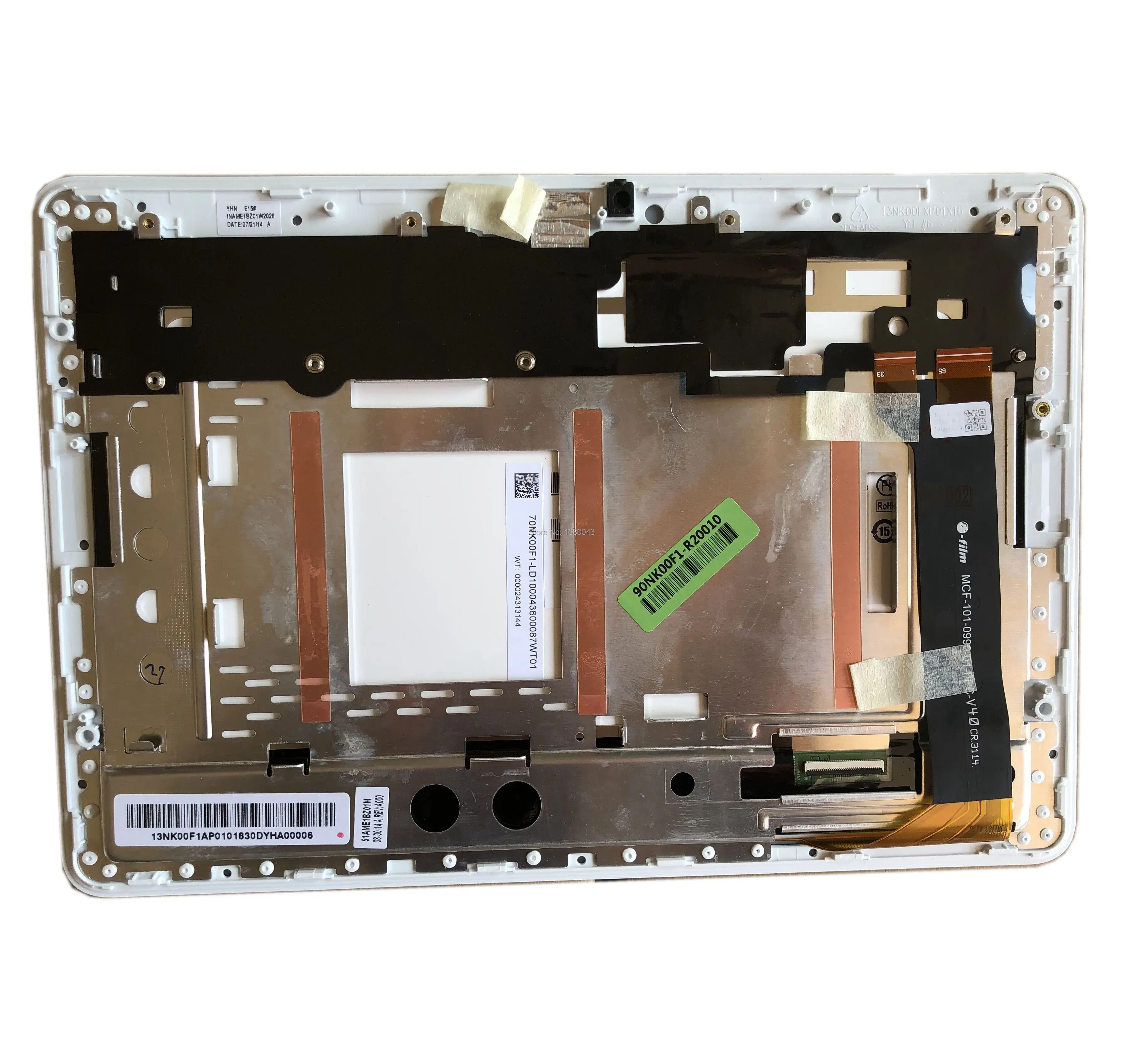 Светодиодный ЖК экран с сенсорным экраном дигитайзер в сборе белой рамкой для Asus