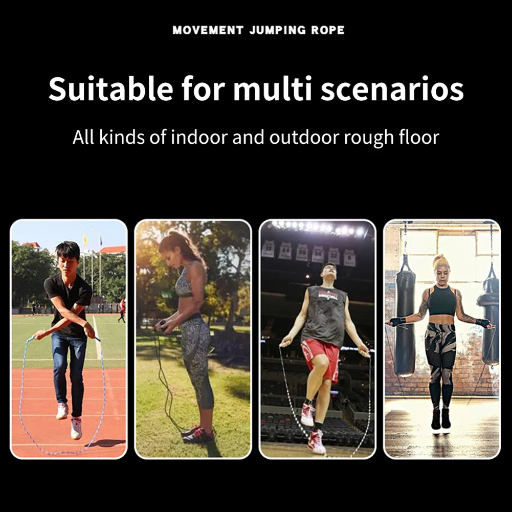 

Crossfit Bearing Skipping Rope Jumping Rope Workout Equipment Steel Wire Home Gym Exercise and Fitness MMA Boxing Training