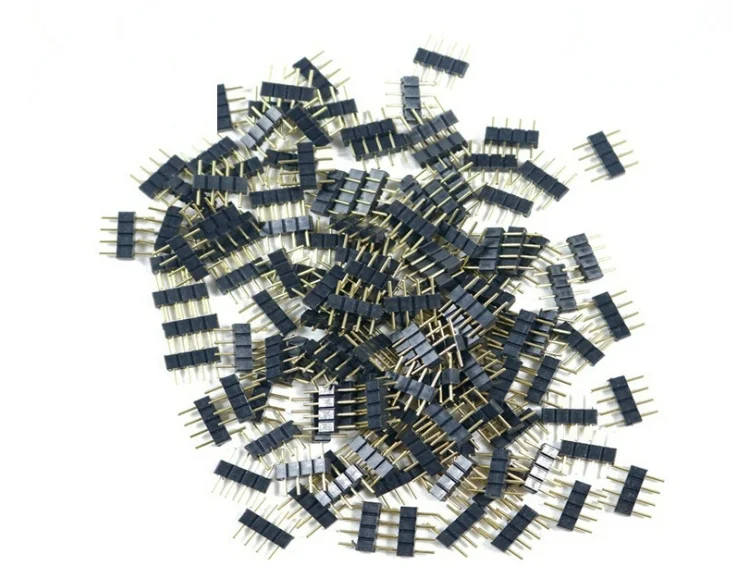 10/50/100 шт. светодиодный 4-контактный 5-контактный разъем для светодиодных лент |