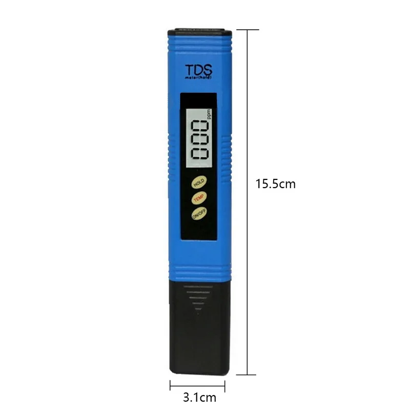 Blue PC-101 CL2 PH хлор тест er качество воды монитор метр Белый портативный домашний бассейн Аквариум PH Тест инструменты - Цвет: Blue
