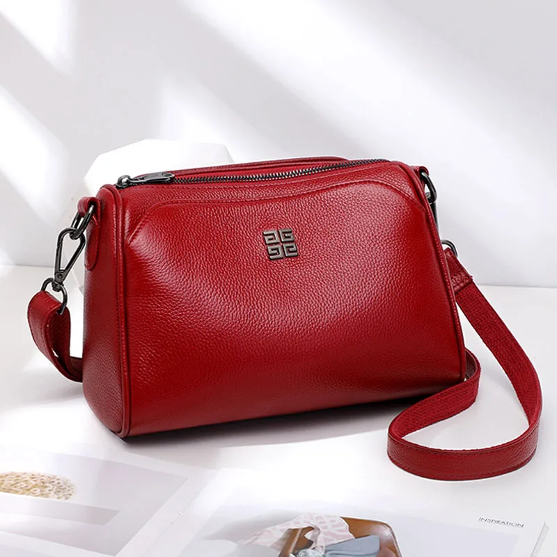 Качественная сумка из натуральной воловьей кожи сумки на плечо для женщин