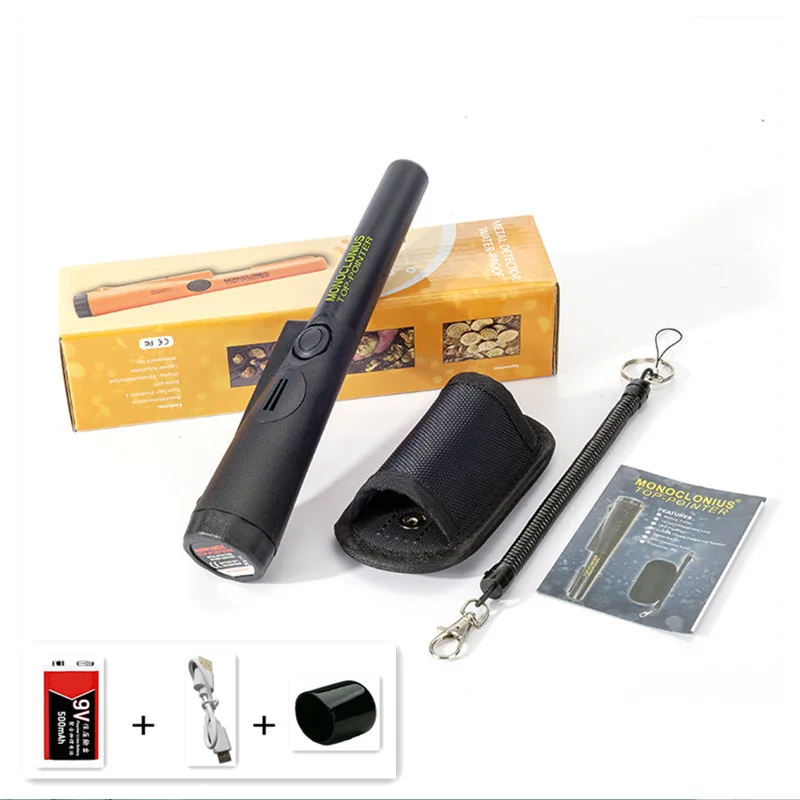

MONOCLONIUS TOP POINTER waterproofNew Handheld Metal Detector Positioning Rod DetectorA generation500 mA battery