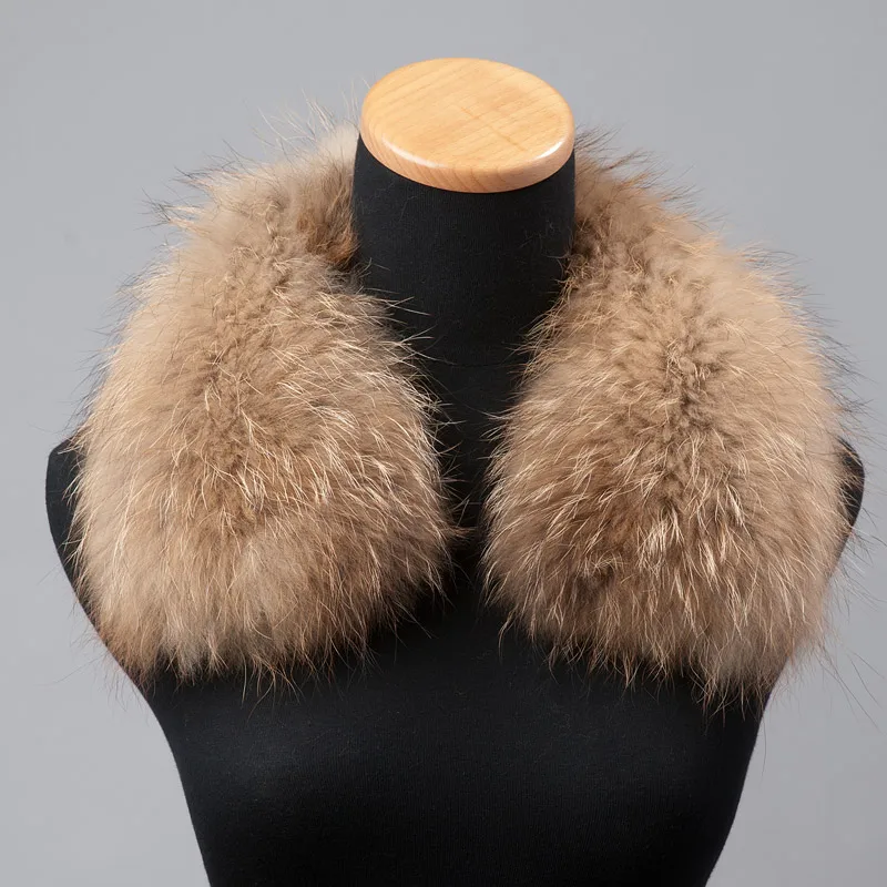 Модный шарф из искусственного меха енота зимнее пальто с капюшоном шаль зимняя