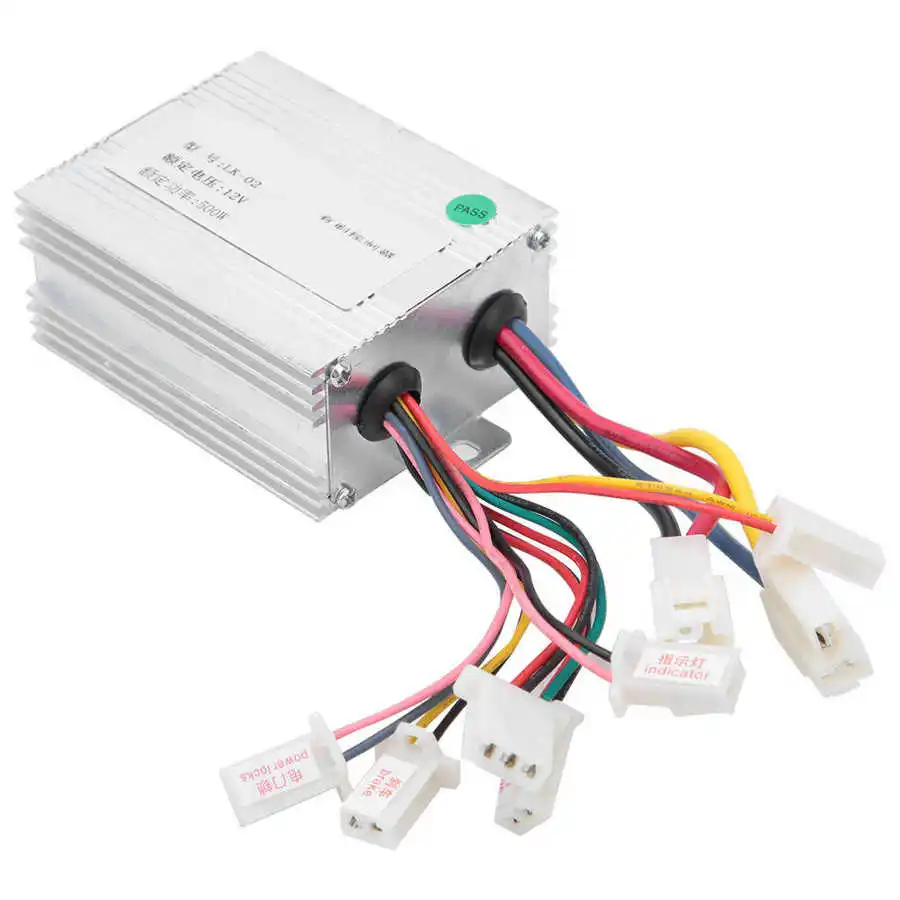 

12V 500W Electric Brush Motor Controller DC Motor Speed Control for Electric Vehicle Scooter Brush Motor Controller