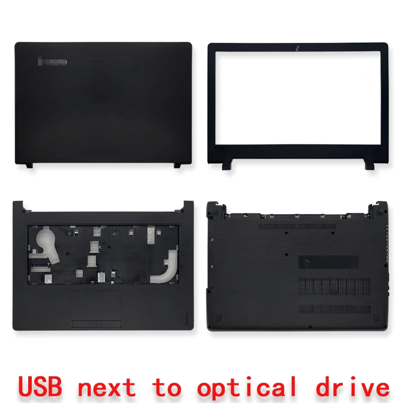

NEW For lenovo ideapad 110-14 110-14ISK TianYi 310-14isk Series Laptop LCD Back Cover/Front Bezel/Palmrest/Bottom Case Black