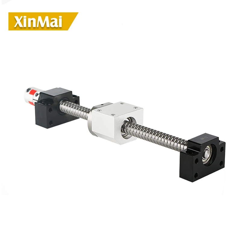 

ball screw set: 1605 ballscrew 1000mm with BK12BF12 end machined + nut SFU1605+ nut housing+ supporter