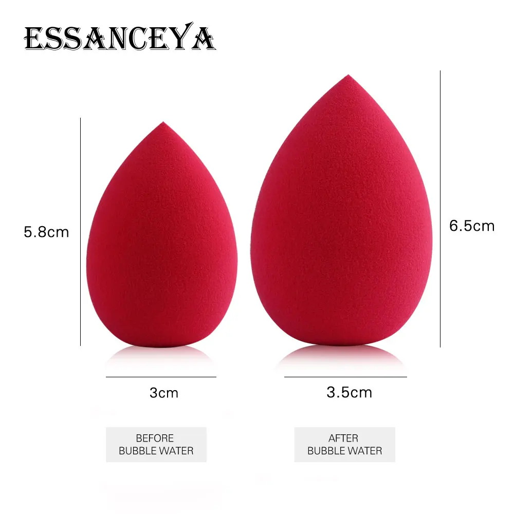 ESSANCEYA 2-3 шт латексный спонж для макияжа в форме капли воды косметический спонж для макияжа спонж для лица крем косметическая пудра