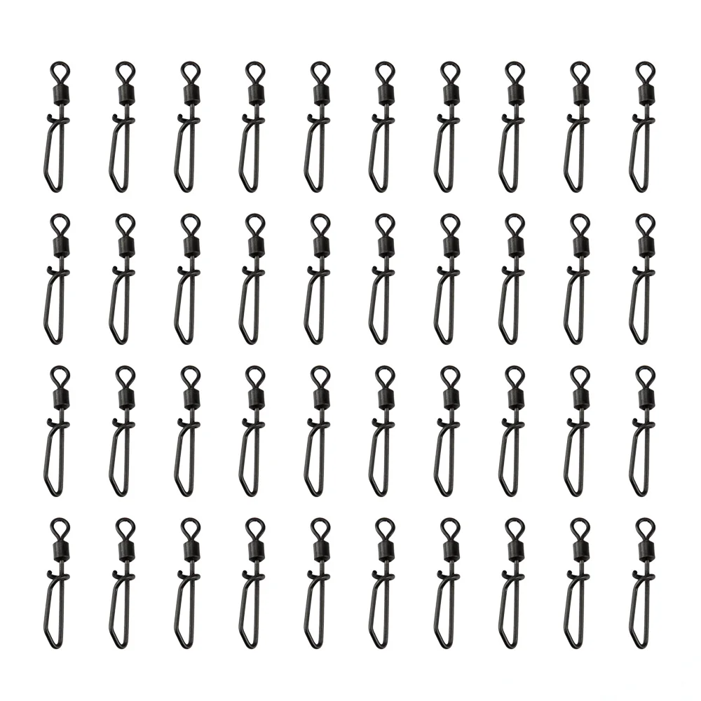 20/40 шт. рыболовный Вертлюг оснастка рыболовные Вертлюги Карп Рыбалка Терминал