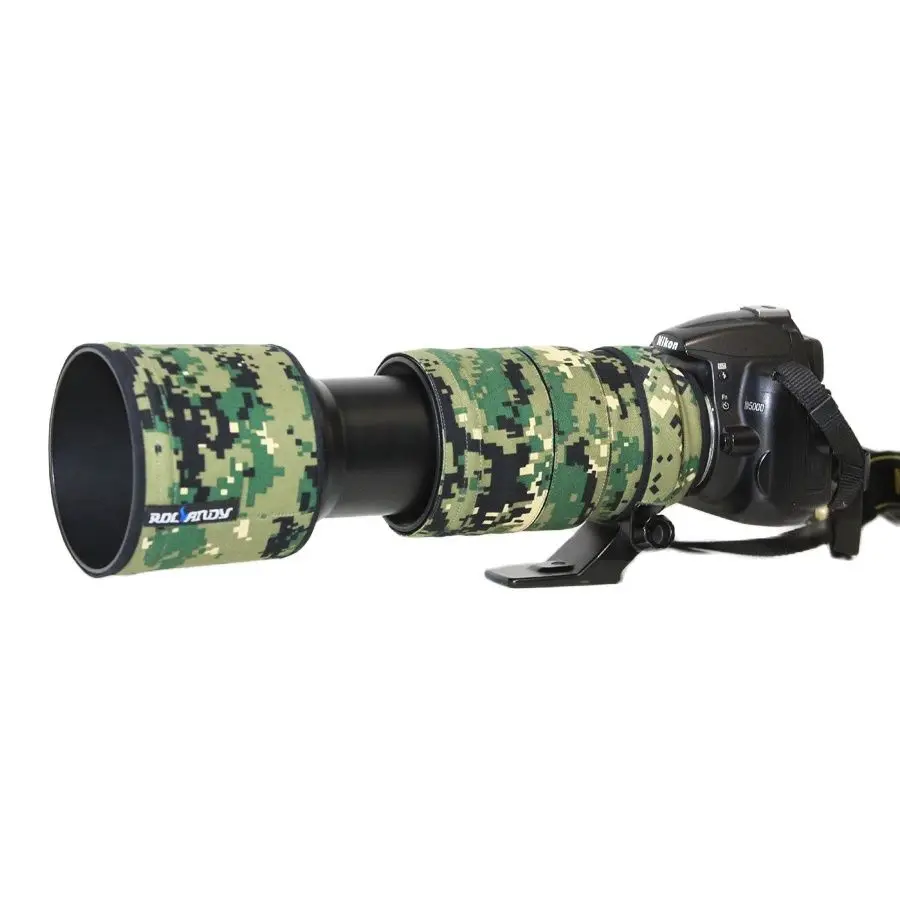 Линзы ROLANPRO камуфляжная накладка от дождя для Nikon AF 80-400 мм F/4 5-6D ED VR защитная на
