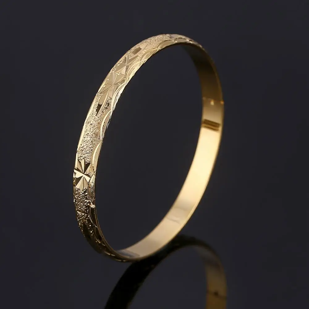 Золотистые открытые африканские браслеты для женщин обручальные свадебные