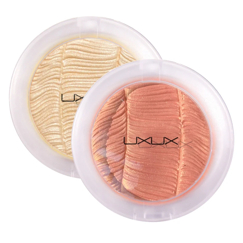 2 цвета Блестящий Хайлайтер для лица бронзеры палитра макияж блеск контурного