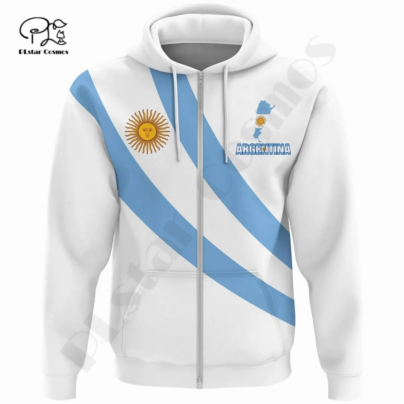 PLstarCosmos 3DPrint новейший спортивный флаг Аргентины уникальный мужской/женский