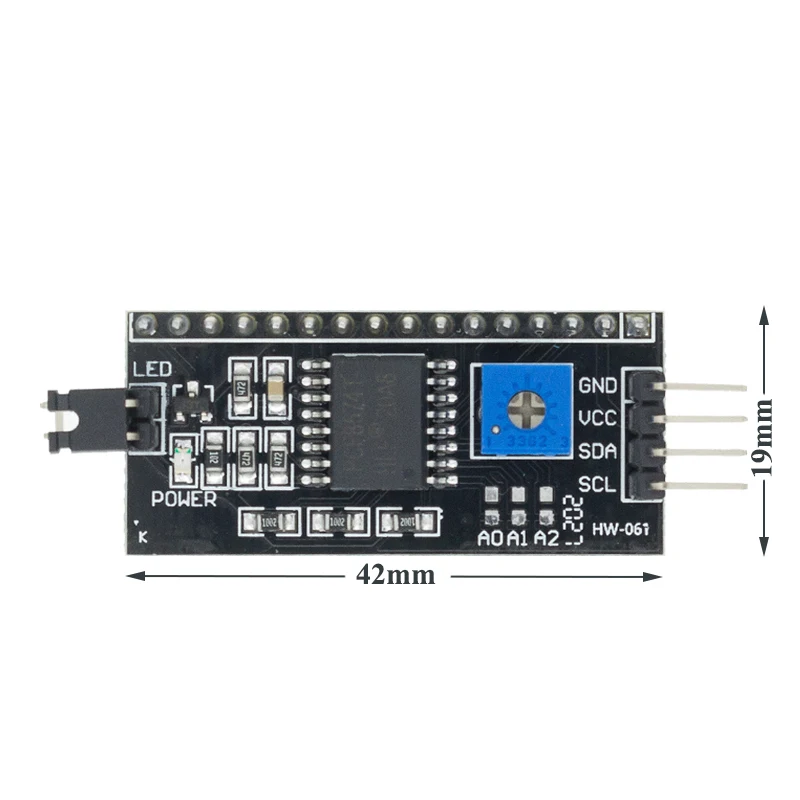 Плата последовательного интерфейса PCF8574 IIC I2C TWI SPI 10 шт./лот порт 1602 2004 LCD плата