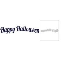2020 new happy halloween metal cutting dies english words die cut scrapbooking for diy craft card and paper making no stamps set