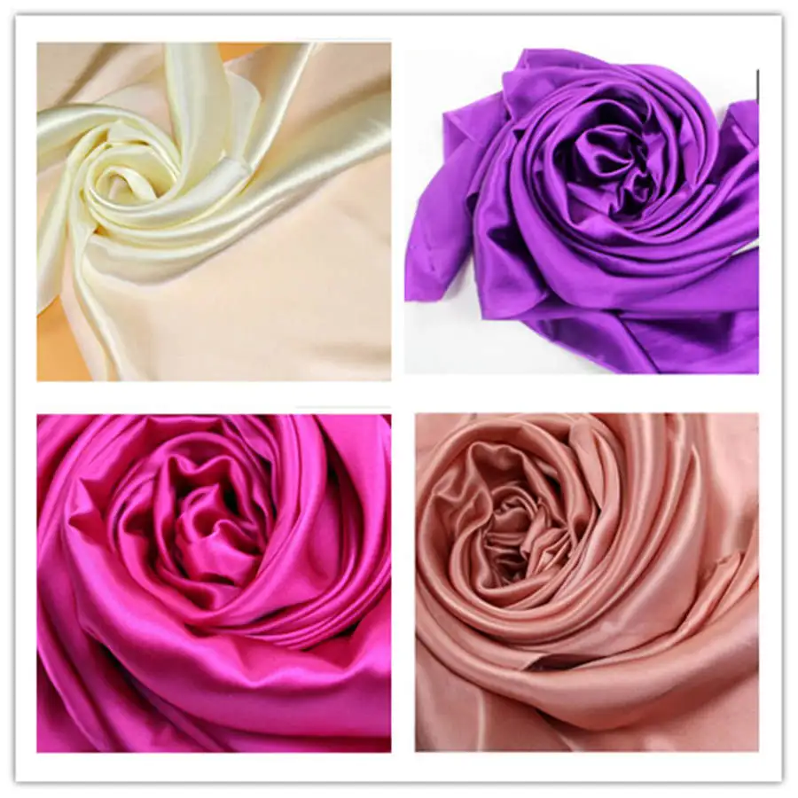 

Silk Fabric 100% Silk Mulberry Silk Solid Color Multicolor Width 114cm Plain Dyed Silk Free Shipping