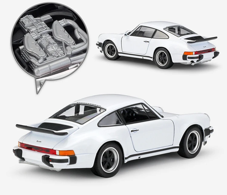 WELLY литой автомобиль 1:24 классический металлический 1974 Porsche 911 Turbo3.0 спортивный автомобиль игрушечный автомобиль из сплава модель игрушки для детей Коллекция подарков