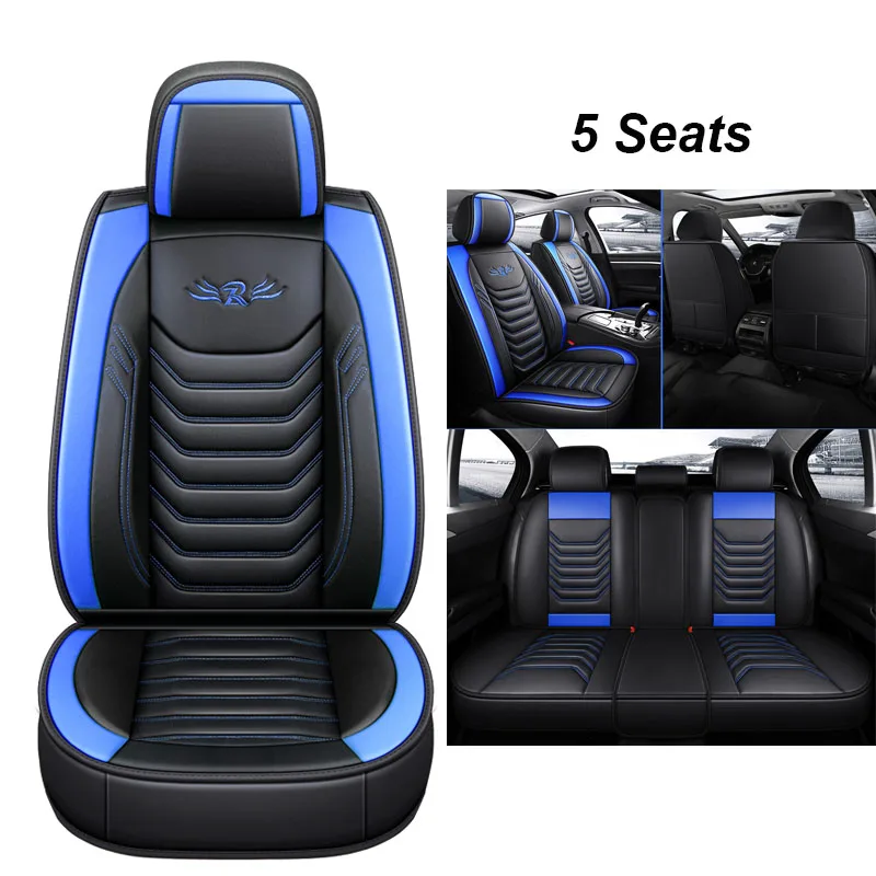 

5 Seats Leather Car Seat Covers For Honda Civic 2006 2011 Fit Accord 7 Crv 2008 Crz City 2003 2018 Pilot 2009 Jazz Accessories