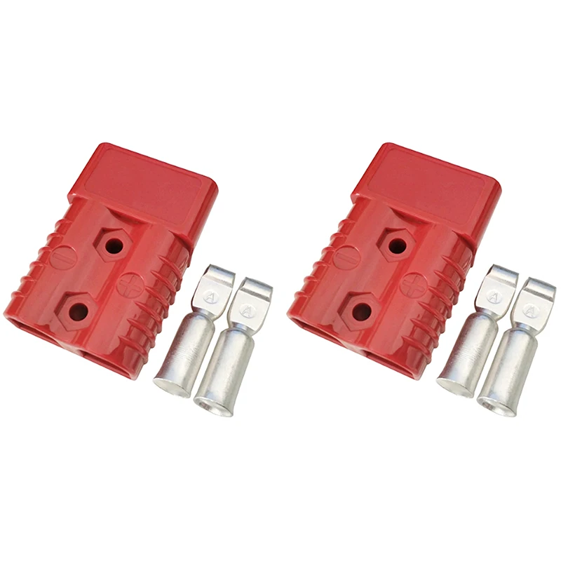 

New 2Pcs Winch Connector Plug with 4 Accessories Quick Connect Plug 175A 600V Battery Quick Connector Plug